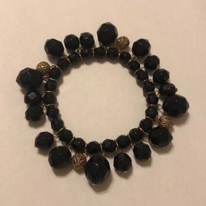 Black and gold bracelet